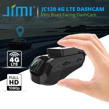 Jimi JC120 Mini 4G Automobilių DashCam HD 1080P Su Viena Kamera, GPS Sekimo Live Stream Nuotolinio Stebėjimo UBI DVR Recorder Nemokama Web APP