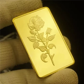 Jungtinių Arabų Emyratų Herbas Rose Modelio Replika Gold Bar 1 Oz 9999 Ereliai Monetų Kolekciją Dovanos