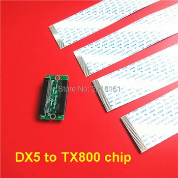 Kinijos Spausdintuvo Atsarginių Dalių Adapteris Valdybos Epson DX5 Į TX800 spausdinimo galvutė Chip Konvertuoti Lenta Su laidais 1 Set