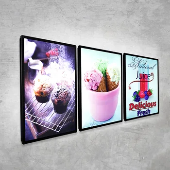 Kinų restoranas organinio stiklo švieslentę led šviesos dėžutės rėmas plakatas švieslentę