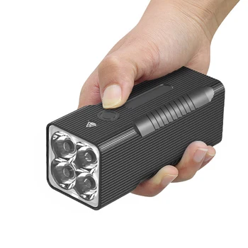 Lauko Avarinė Žibintuvėlis Nešiojamų Dviračių Šviesos USB Įkrovimo Didelės Galios Šviesos Vandeniui Šviesus Mini Žibintuvėlis