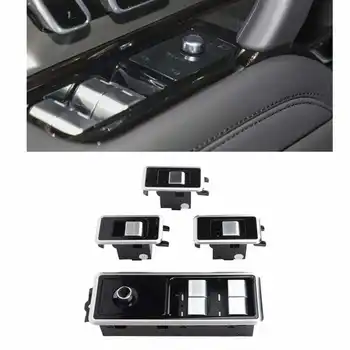 LCD Galios Langų Valdymo Mygtukų Rinkinys, Elektriniai Durų Lango Pakėlimo Jungiklį Asamblėjos ABS Metalo Land Rover Discovery 5 2017 2018