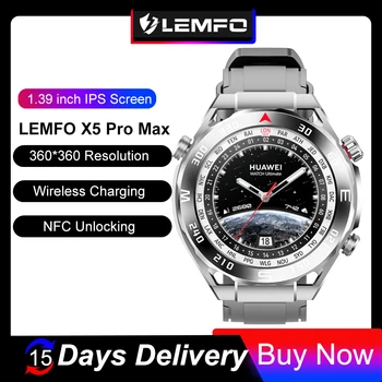 LEMFO Smartwatch Vyras 2023 