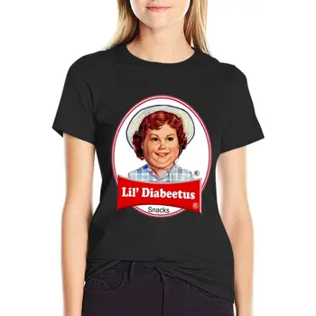 Lil Diabeetus (Parodija) T-Shirt tees anime lady drabužius apkarpytos t marškinėliai Moterims
