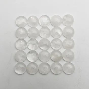 Mados naujų gera kristalų 16MM 50pc perlas Natūralaus Akmens apvalių Rutuliukų Žavesio cabochon papuošalai priėmimo Žiedas priedai nemokamas pristatymas