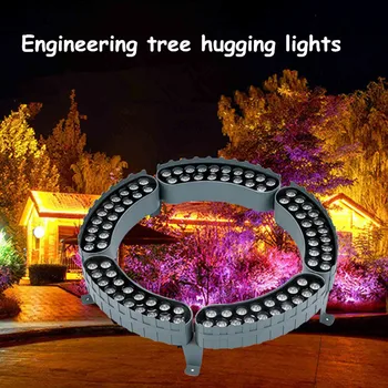 Medžio Hugging Šviesos Hugging Skiltyje Šviesos Kraštovaizdžio, Fotografavimo Medžio Lempos Architektūros Bruožais Vilos Pastatai, Vaizdingas vietas