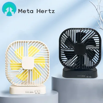 Meta Hertz Magnetiniai Mini Ventiliatorius AA Baterija Stalas, Ventiliatorius USB Įkrovimo Stovi Elektrinis Ventiliatorius 90° Reguliuojamas Home Office