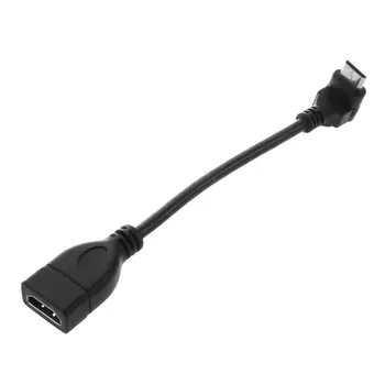Mini HDMI Male HDMI Moterų 90 laipsnių Keitiklio Jungties Adapterio Kabelis, 1080P