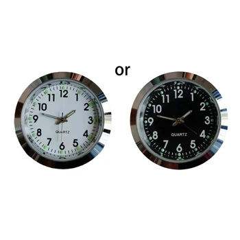 Mini Laikrodis Įterpti Turas Kvarcinis Laikrodis Tinka-iki Judėjimas Miniatiūriniai Laikrodis Rinkimo Bezel arabų Skaitvardis Stalo Biuras, Namų