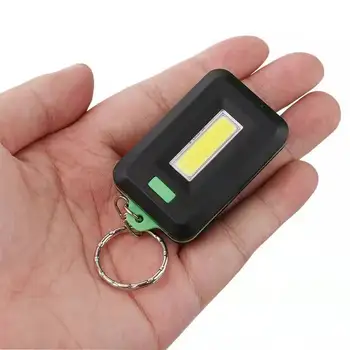 Mini LED Žibintuvėlis Nešiojamų Cob Keychain Led Šviesos Automobilių techninė Priežiūra Apšvietimo Lauko Su Karabinai Kempingas, Žygiai, Žvejyba
