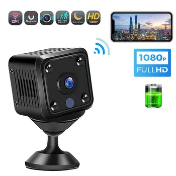 Mini X6 IP Kamera HD 1080P WiFi Sporto Camera Belaidžio tinklo Saugos Priežiūros įmontuota Baterija Naktinio Matymo Smart Home 