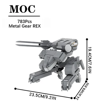 MOC1121 Žaidimų Serijos Metal Gear Kova su Karo Mecha Robotai Plytų Veiksmų Skaičius, Statyba Blokai Žaislai Berniukas Vaikų Kūrybos Dovana