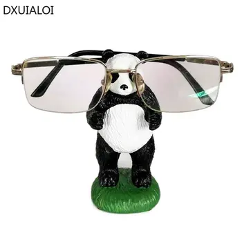 Modernaus stiliaus Dervos Amatų Kūrybinės Panda Akinių Laikiklis Laikymo display rack Namų dekoro priedai, Lentelė gyvūnų ornamentais