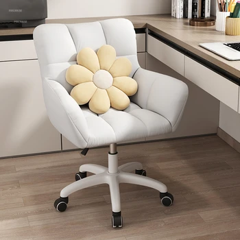 Modernus Minimalistinis Biuro Kėdės Patogiai Sėdimas Juosmens Parama Kėdės Namuose, Kompiuterio Kėdės, Miegamojo Bendrabutyje Tyrimas Atgal Kėdė