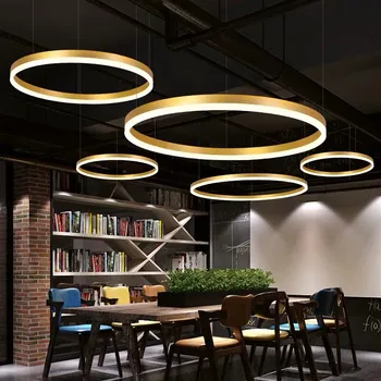 Modernus Minimalizmas šviestuvo Lempos Led Sieniniai šviestuvai Kambarį priedai veltiniams, vilna Lempa Blizgesio Žiedų Led lemputės, Patalpų Apšvietimas Šviestuvai