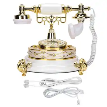 MS‑811 Classic Europos Fiksuotojo ryšio Telefono Skaitmeninės Vintage Telefono su Elektroninio Kalendoriaus Home Office