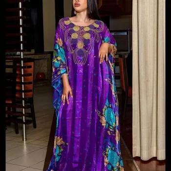 Musulmonų Drabužiai Suknelė Plius Dydis Afrikos Šalis Suknelės Moterims Dashiki Ankara Dubajus Kaftan Abayas Boubou Skraiste Marocaine Femme