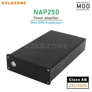NAP250 MOD 2SC5200 MINI Stereo Galios stiprintuvas Bazę UK NAIM grandinė Su SPK apsaugos 80W+80W 8R
