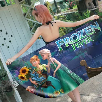 Naujas Disney Užšaldyti Elsa Anna Olaf Vaikų, Vonios Rankšluostį Animacinių Filmų Vaikams, Kūdikių Mergaitės, Minkštas Absorbentas Washcloth Paplūdimio Rankšluostis Dovanų Antklodė