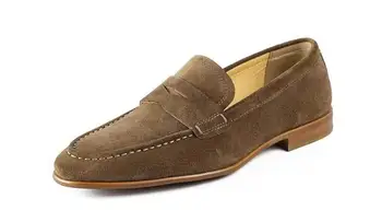Naujas Mados Nubuko odos VYRIŠKI Batai natūralios Odos Kvėpuojantis slydimo batų vyrams Laisvalaikio Bateliai mokasīni