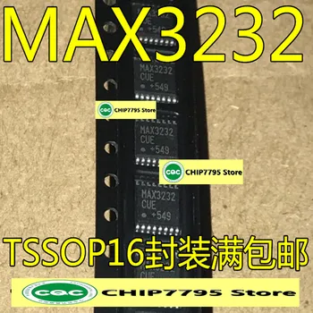Naujas MAX3232 MAX3232EUE MAX3232CUE TSSOP16 RS-232 transiveris pleistras