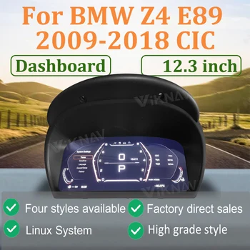 Naujausias Originalus Automobilio Skaitmeninio Klasterio Priemonė BMW Z4 E89 2009-2018 CIC LCD Speedmeters prietaisų Skydelio Player