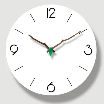 Naują Šiaurės Sieninis Laikrodis Kvarcinis Apskrito Modernaus Dizaino Sieninis Laikrodis Kambarį Apdaila Tyli Asmenybė Paprasta Kabinti Žiūrėti