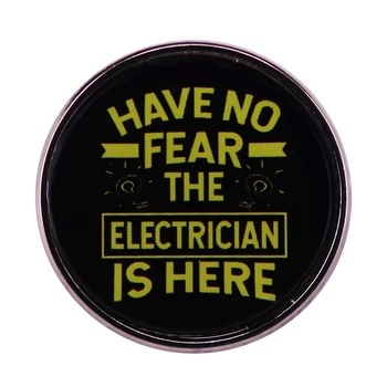 Nebijok Elektrikas Yra Čia Mygtuką, Ženklelis Unikalus Kūrybinis Kuprinė Skrybėlę Apdaila