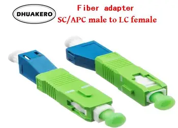 nemokamas pristatymas AB43C SC/APC vyrų LC moterų 5vnt SM mode Fiber optic jungtis jungė jungties adapteris