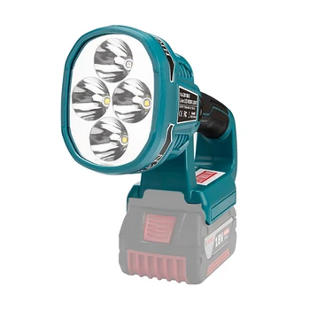 Nešiojamų LED Įspėjimo Vietoje Šviesos Darbo Žibintas Žibintuvėlis šviesos šaltinio Makita Už Bosch 14.4 V 18V Li-ion Akumuliatorius BL1830 BAT618 BAT614