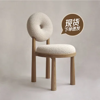 Nordic Dizainas Atlošas Valgomasis Kėdė Paprasta Modernus Stalo, Kėdžių, Namų Valgomojo Kėdės Audinio Laisvalaikio Kėdė Kosmetikos Kėdė