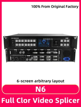 Novastar N6 Ūko Etapas KTV Spalvotas LED Ekranas Vaizdo Procesorius 4K HD Sinchroninio Multi-Picture Splicer