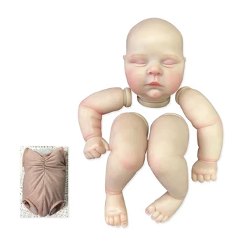 NPK 20inch Jau Dažytos Lėlės Reborn Dalys Persikų Miega Gyvas Kūdikis 3D Tapyba su Matomas Venų Medžiaga Įstaigos Įtraukti