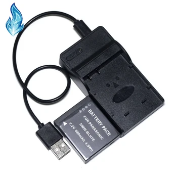 NT-BLH7E Baterija, USB Kroviklis skirtas Panasonic Skaitmeniniai Fotoaparatai Tinka DMC-LX10 DMC-LX15 DMC-GM1 DMC-GM1K DMC-GM1KA DMC-GM1KS