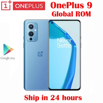 Oficialus Originalus Naujas Oneplus 9 5G Mobilųjį Telefoną Snapdragon888 6.55 colių AMOLED 120Hz Atnaujinimo dažnis 50MP NFC 4500Mah 65W Blykstės Įkrova