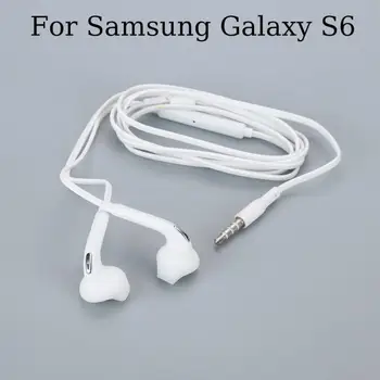Originalas 3,5 mm Laidines Ausines Muzikos, Žaidimų, Sporto Ausines Su Mic Bass Stereo Ausinių Naujos Ausinės Samsung Galaxy S6