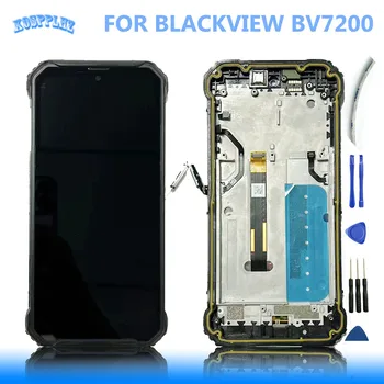 Originalus 6.1 Colių Blackview BV7200 LCD Ekranas +Touch Ekranas skaitmeninis keitiklis Asamblėjos Pakeitimo Naujos Dalys, 1560*720+įrankiai