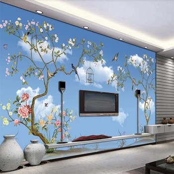papel de parede Užsakymą tapetai 3d freskomis rašiklį ir gėlių sofa fono sienos gyvenimo kambario, miegamasis restoranas, kavinė 3d tapetai