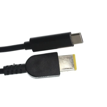 PD C Tipo USB-C Įėjimo į Stačiakampį 11.0*4,5 mm Galia PD Įkrovimo Kabelį, skirtą ThinkPad X1 Carbon
