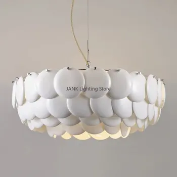 Prancūzų Dizaineris Naujas Keramikos Liustra Balta Romantiška Prabanga Kambarį Atmosfera Lempa Namų Restoranas ir Dekoro, LED Apšvietimas
