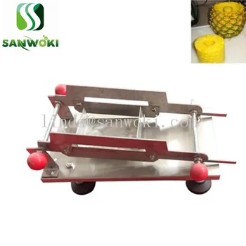 rankomis paspauskite ananasų peilis ananasų pjovimo šaknis mašina ananas skustukas mašina ananasų kapojimo mašina ananas dicing mašina