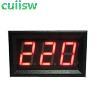 Raudona YB27A LED AC 60-500V Digital Voltmeter Naudoti Namuose Įtampos Ekranas 2/ Du-Vielos skirti 0,56