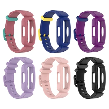 Riešo Dirželis Fitbit Ace 3 Vaikai Smart Watch Band Klasikinė Apyrankė Pakeitimo Minkšto Silikono Apyrankė