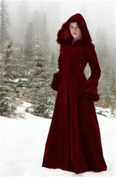 Rudenį, Žiemą Moterys Gobtuvu Suknelė Gotikos Ragana Suknelės Viduramžių Ir Renesanso Helovyno Cosplay Ragana Sudegintasis Rankovėmis Gotikos Suknelė