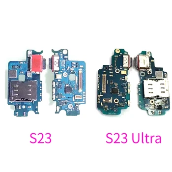 Samsung Galaxy S23 Plus Ultra S911 S916 G918B USB Įkrovimas, Doko Jungtis Uosto Valdybos Flex Kabelis