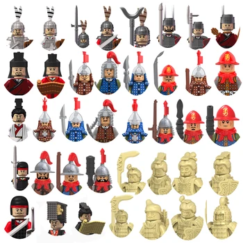 Senovės Kinų Karys Qin Shi Huang Han Ming Dinastijos Liu Bang Terakotos Karių Blokai Vaikai Plytų Žaislai Berniukams Dovana