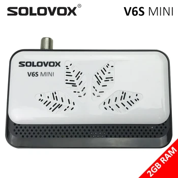 SOLOVOX V6Smini 2G RAM DVB S2 Palydovinis TV Imtuvas Paramos biss powervu Xtream Stalkermac sofcam cccamd newcam