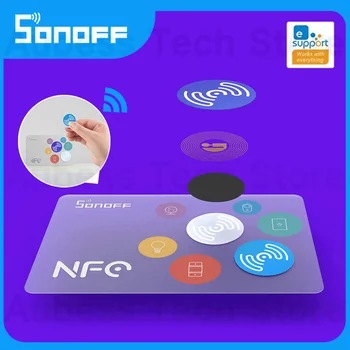SONOFF NFC Žymeklį EWeLink Smart Home 215 Chip 540 Baitų intelektualiosios Žymės, Nuorodos, Bakstelėkite Suaktyvinti Smart Scena, NFC, leido Telefonai