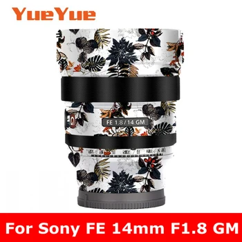 Sony FE kaip 14mm F1.8 GM SEL14F18GM Anti-Scratch Fotoaparato Objektyvą Lipdukas Kailis Wrap Apsauginės Plėvelės Kūno Raštas Odos Padengti F/1.8