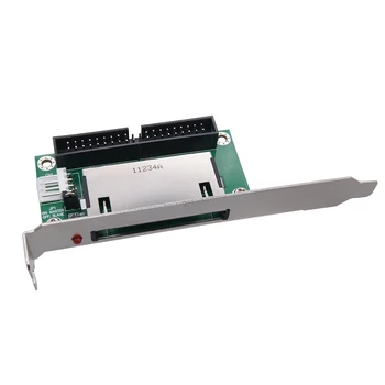 Startinis 40-Pin PCI Laikiklis Compact Flash Konverteris CF IDE Jungties Adapteris Nugaros Skydelio